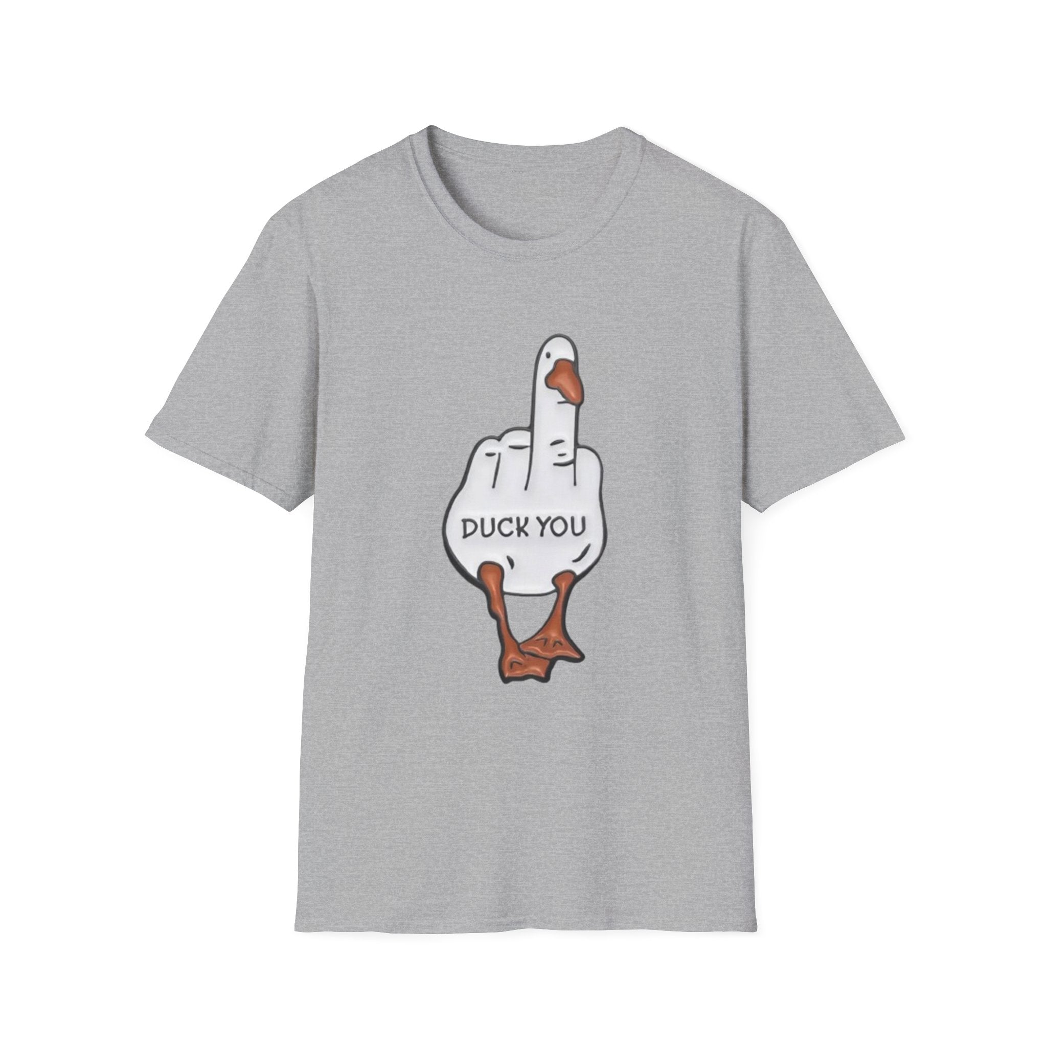 Duck You T-Shirt — Funny Middle Finger Duck Graphic Tee