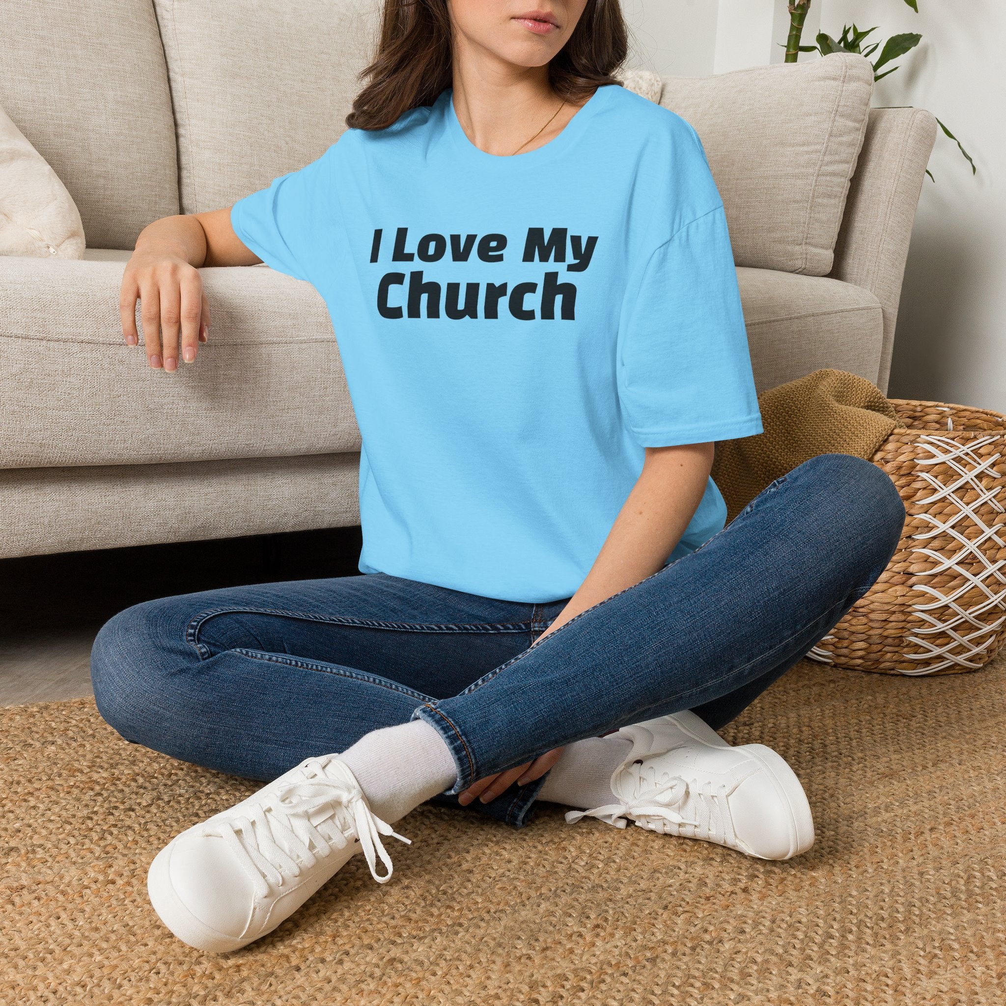 I Love My Church T-Shirt — Christian Faith Tee for Church Events & Fellowship