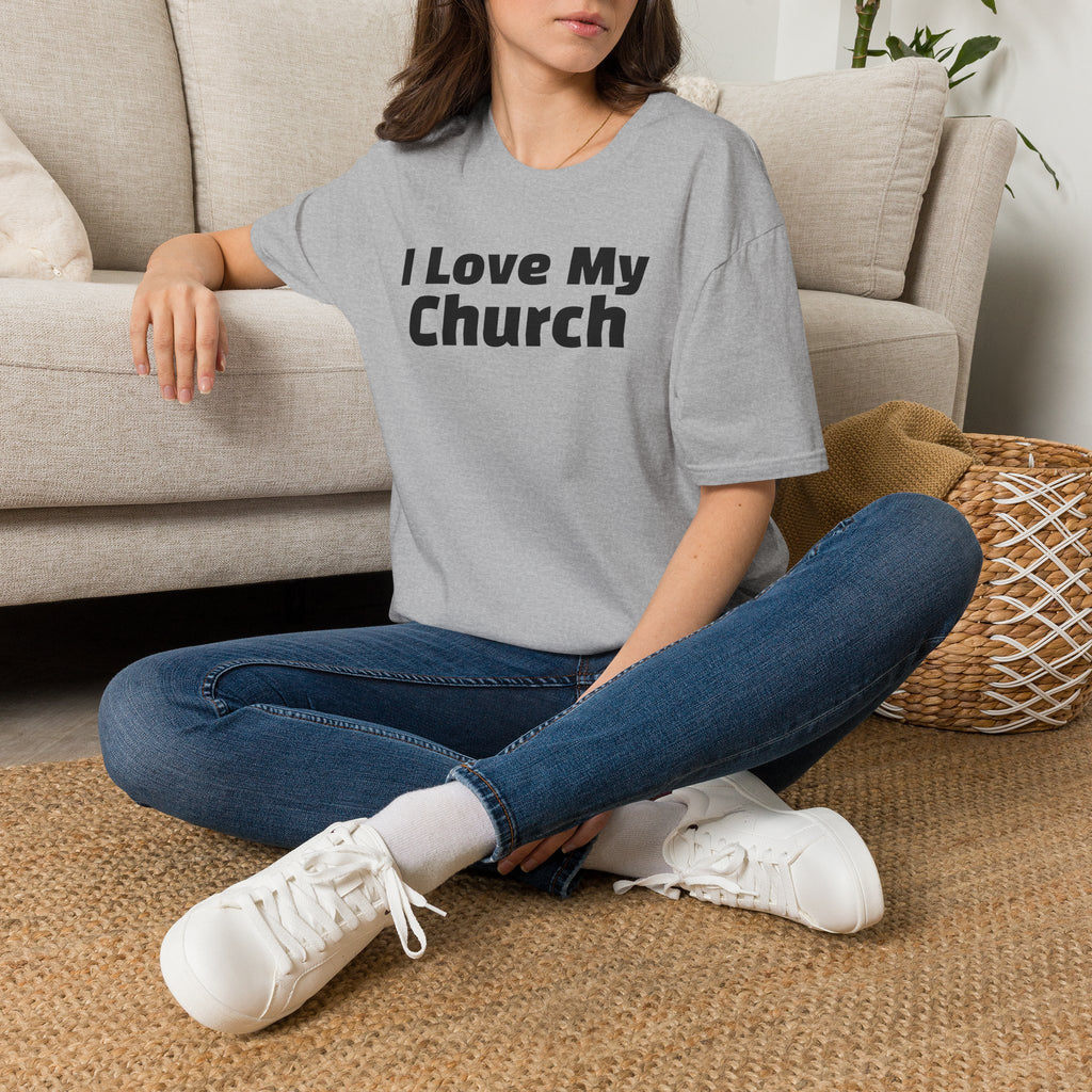I Love My Church T-Shirt — Christian Faith Tee for Church Events & Fellowship