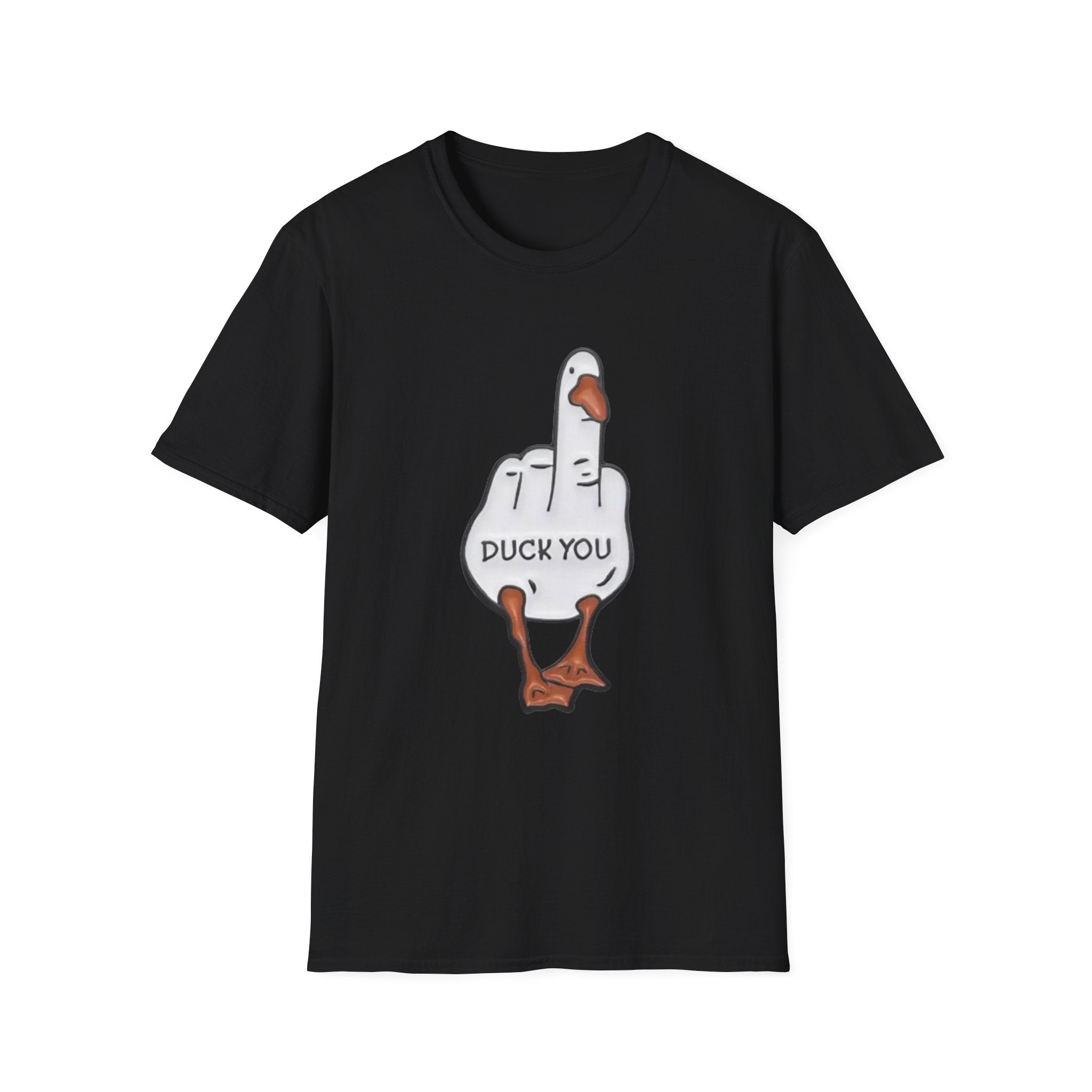 Duck You T-Shirt — Funny Middle Finger Duck Graphic Tee