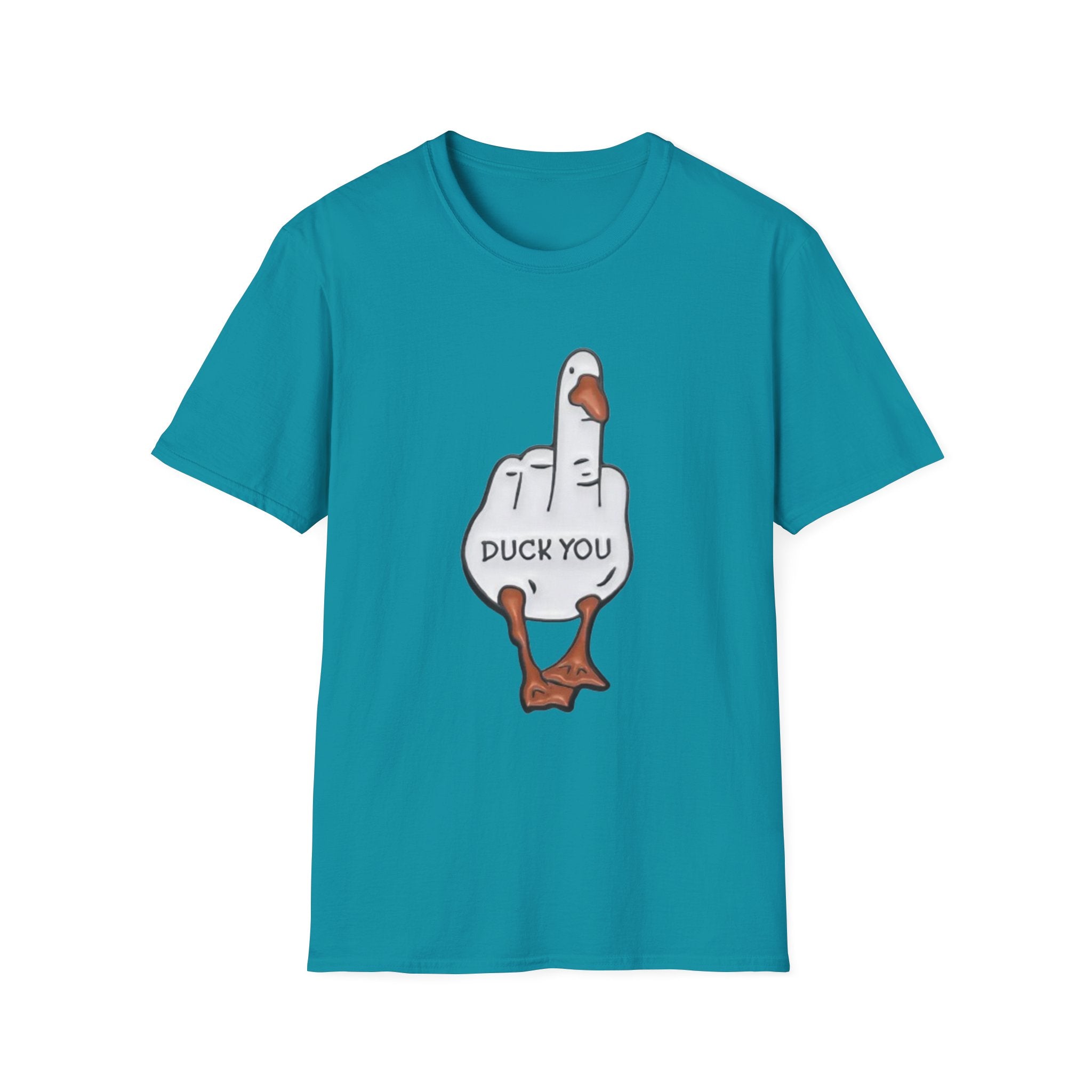 Duck You T-Shirt — Funny Middle Finger Duck Graphic Tee