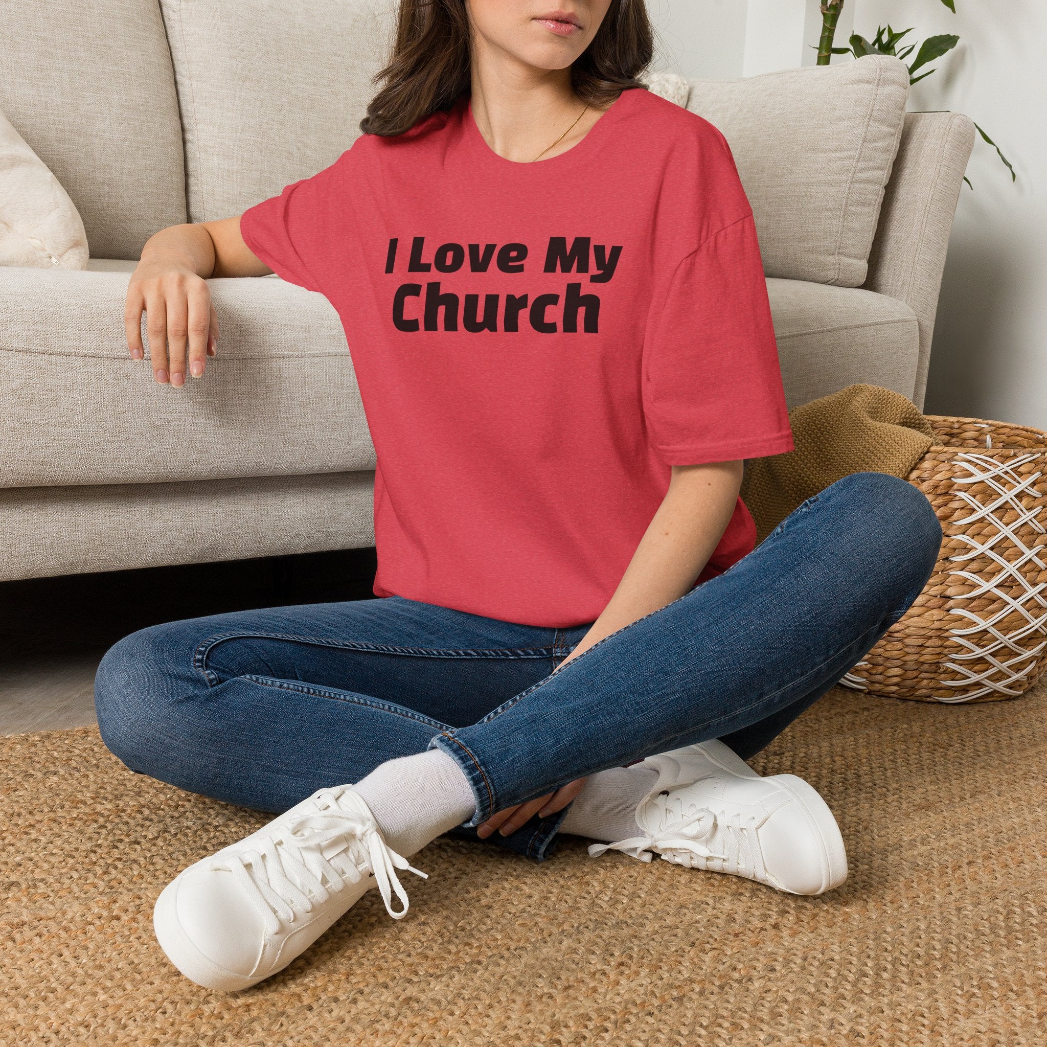 I Love My Church T-Shirt — Christian Faith Tee for Church Events & Fellowship