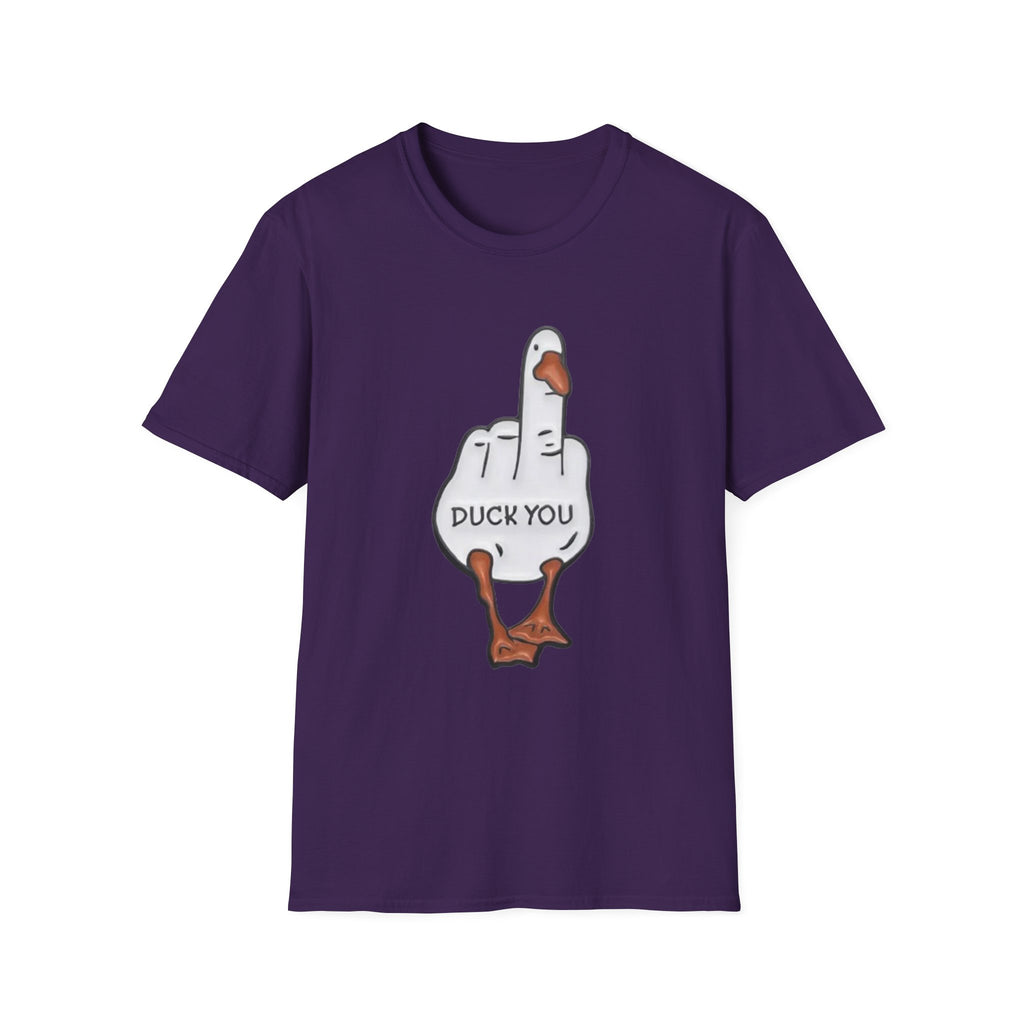 Duck You T-Shirt — Funny Middle Finger Duck Graphic Tee