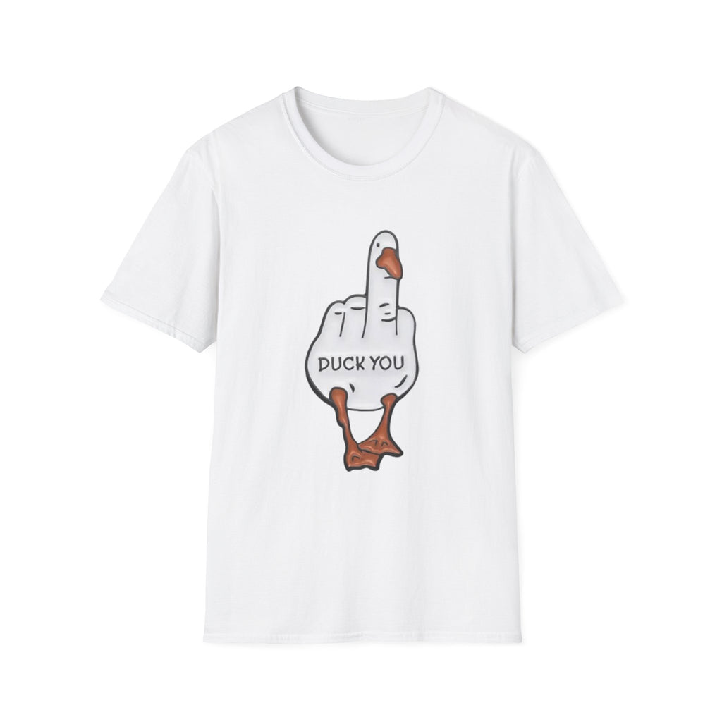 Duck You T-Shirt — Funny Middle Finger Duck Graphic Tee